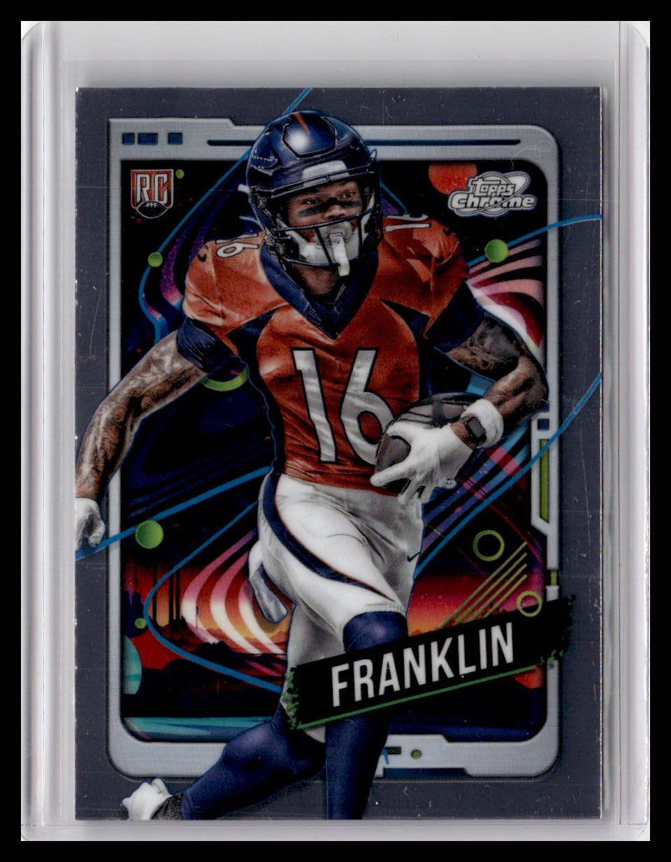 2024 Topps Chrome Cosmic #128 Troy Franklin