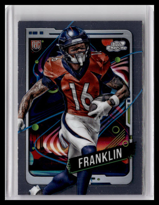 2024 Topps Chrome Cosmic #128 Troy Franklin