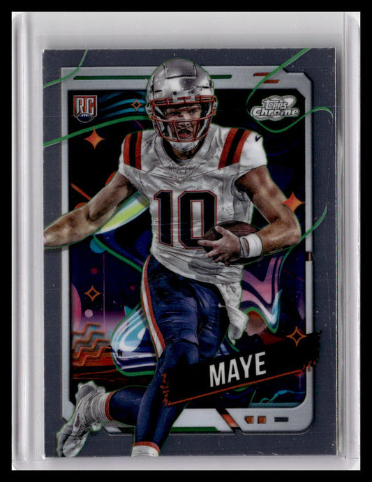 2024 Topps Chrome Cosmic #162 Drake Maye