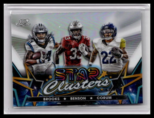 2024 Topps Chrome Cosmic #SCL-7 Corum / Brooks / Benson Star Clusters
