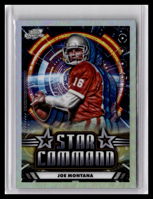 2024 Topps Chrome Cosmic #SC-22 Joe Montana Star Command