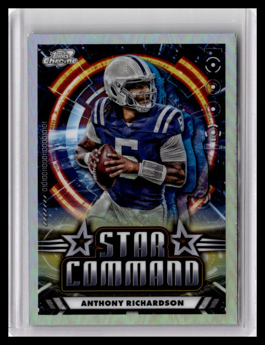 2024 Topps Chrome Cosmic #SC-14 Anthony Richardson Star Command