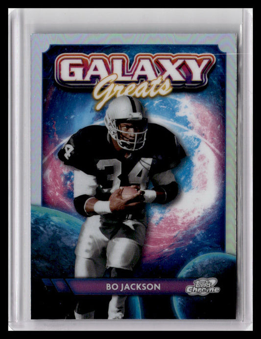 2024 Topps Chrome Cosmic #GG-15 Bo Jackson Galaxy Greats