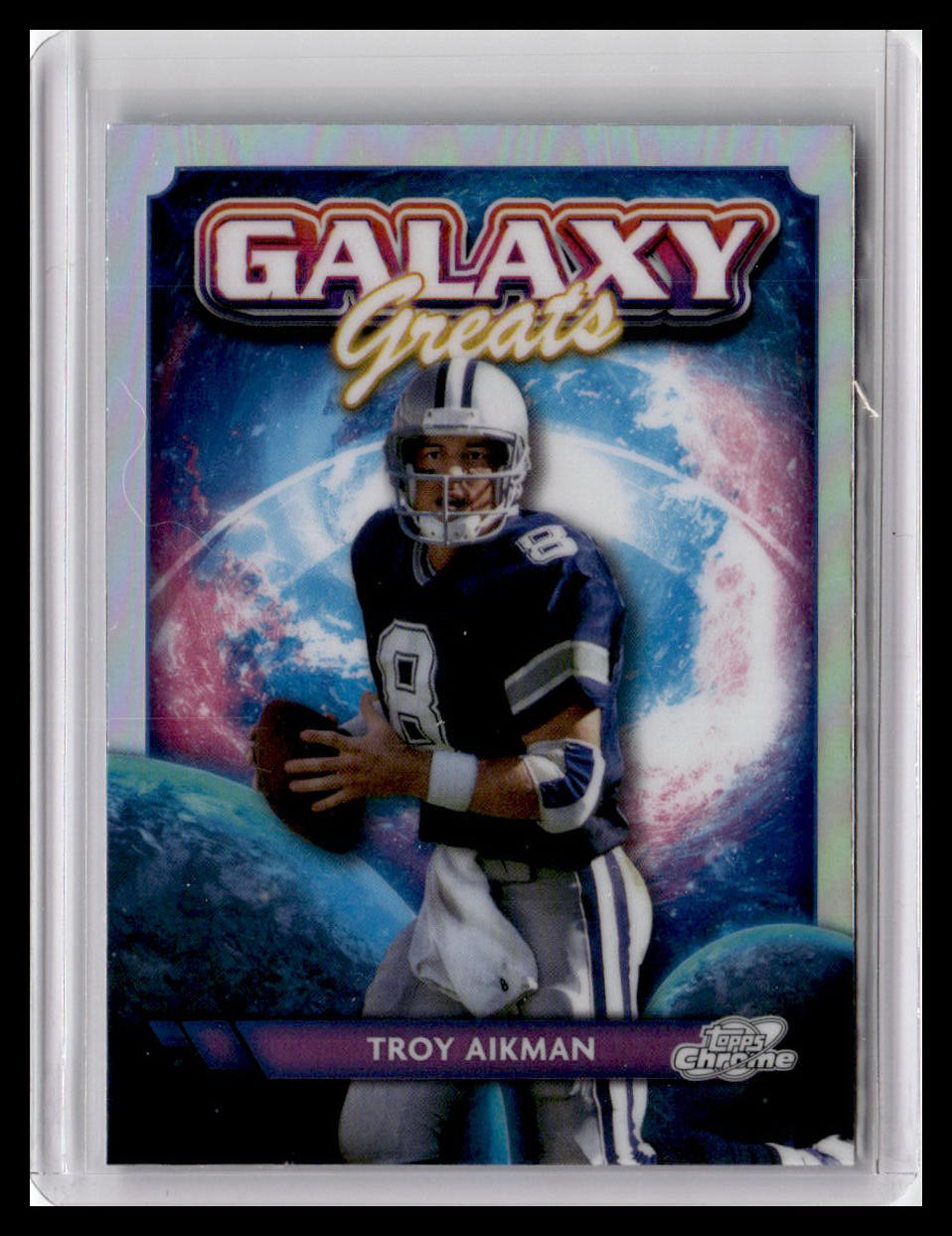 2024 Topps Chrome Cosmic #GG-3 Troy Aikman Galaxy Greats