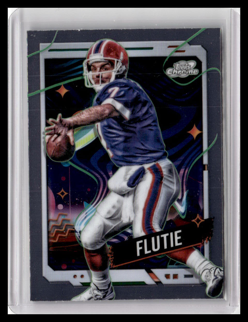 2024 Topps Chrome Cosmic #8 Doug Flutie