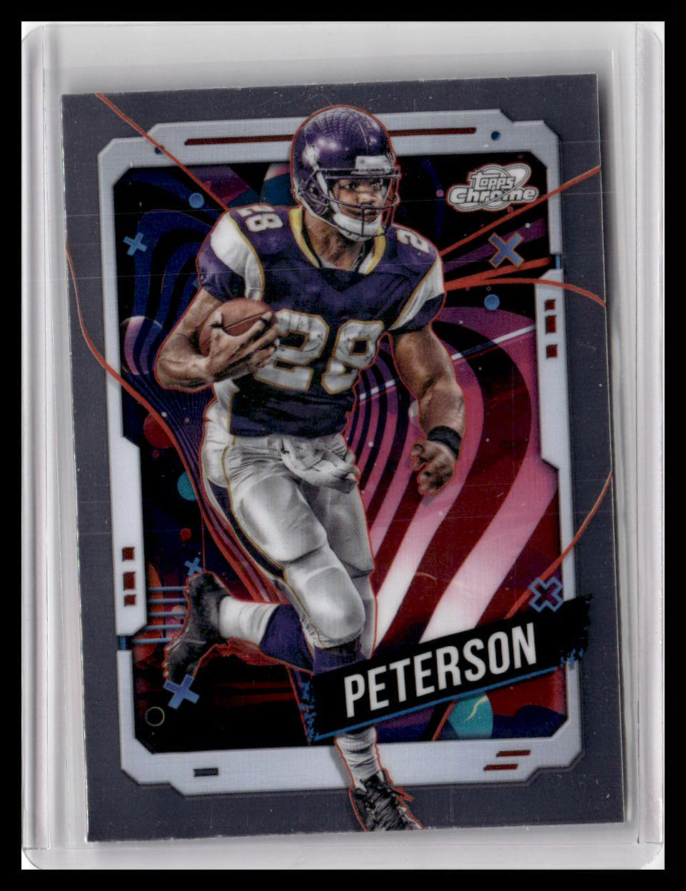2024 Topps Chrome Cosmic #57 Adrian Peterson