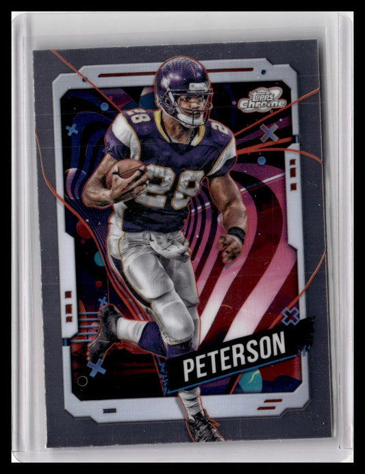 2024 Topps Chrome Cosmic #57 Adrian Peterson
