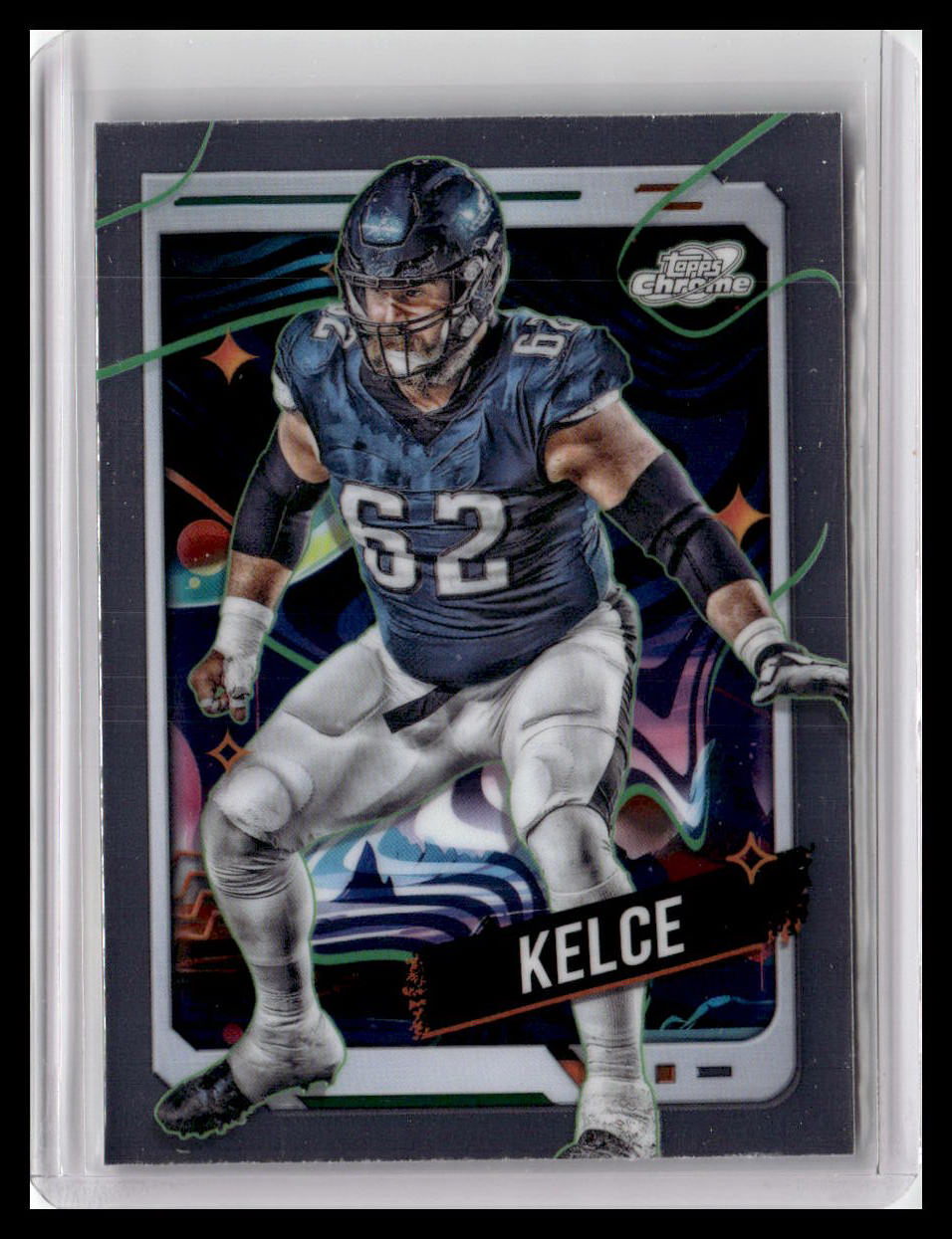 2024 Topps Chrome Cosmic #80 Jason Kelce