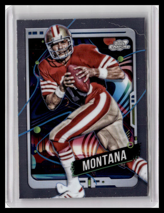 2024 Topps Chrome Cosmic #91 Joe Montana
