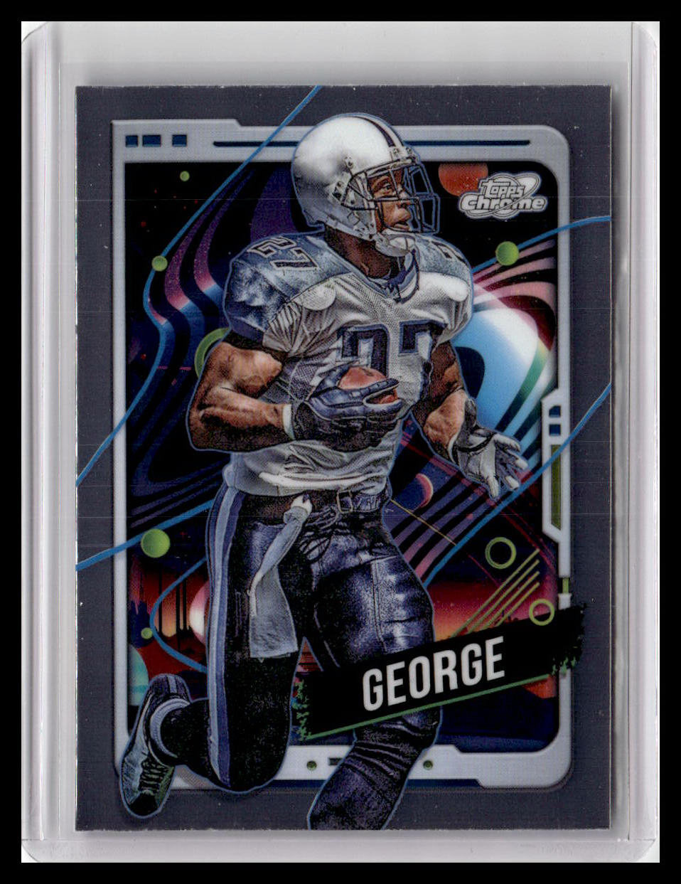 2024 Topps Chrome Cosmic #97 Eddie George