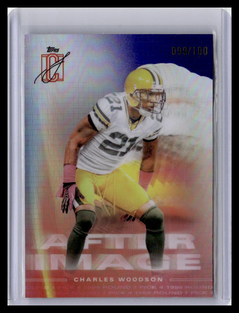 2024 Topps Signature Class #AI-23 Charles Woodson After Image Purple #/100