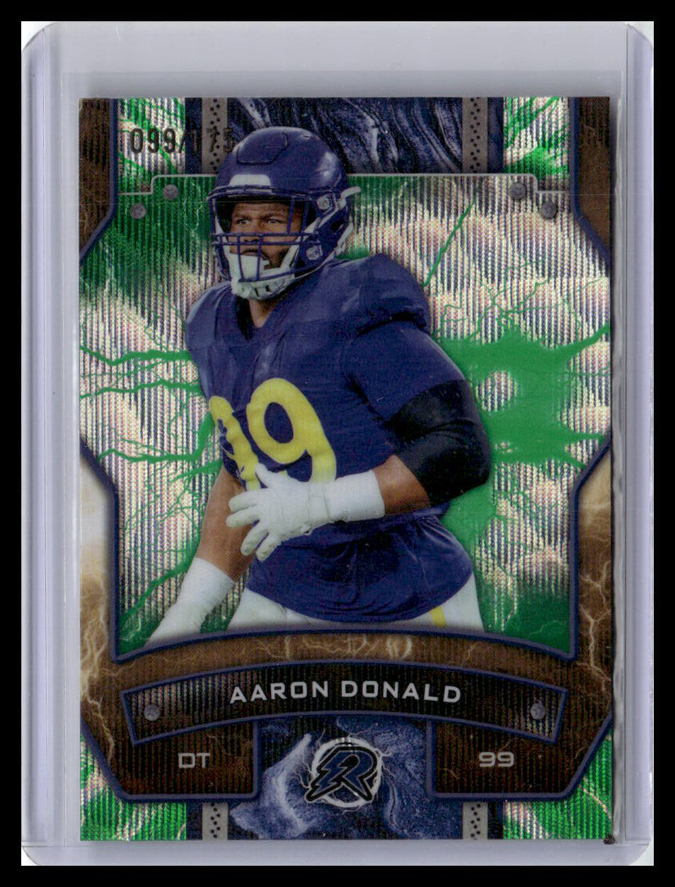 2024 Topps Resurgence #51 Aaron Donald Green Surge #/175