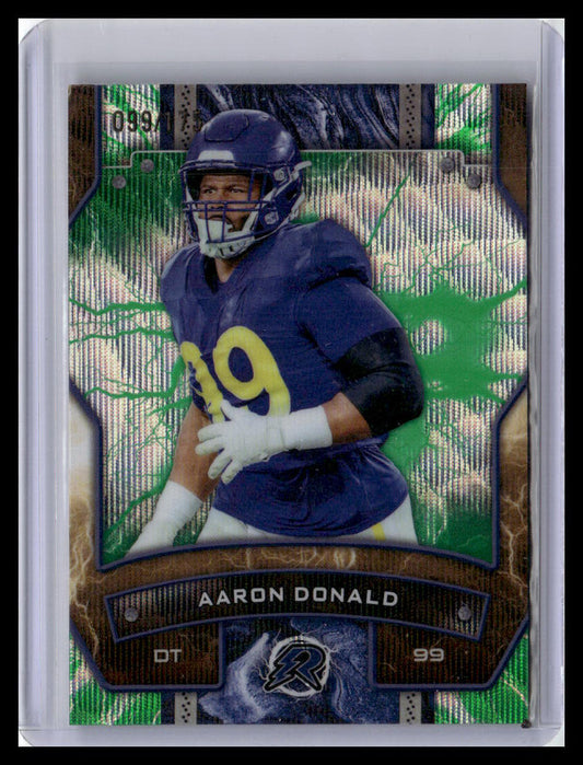 2024 Topps Resurgence #51 Aaron Donald Green Surge #/175