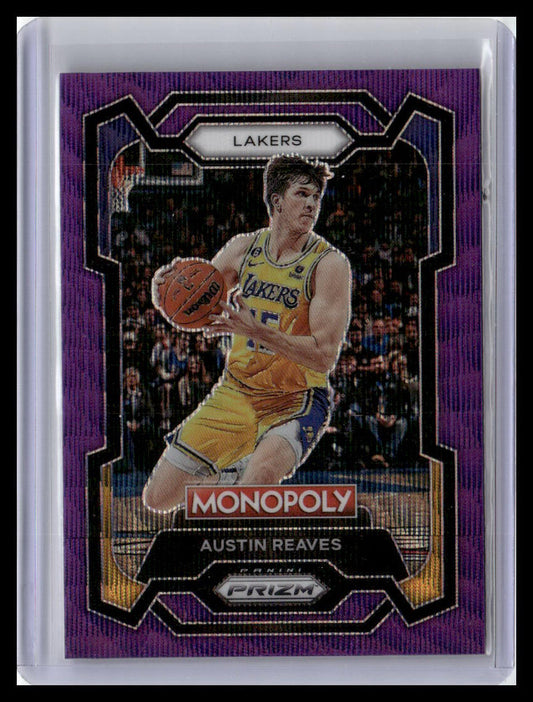 2023-24 Panini Prizm Monopoly #42 Austin Reaves Purple