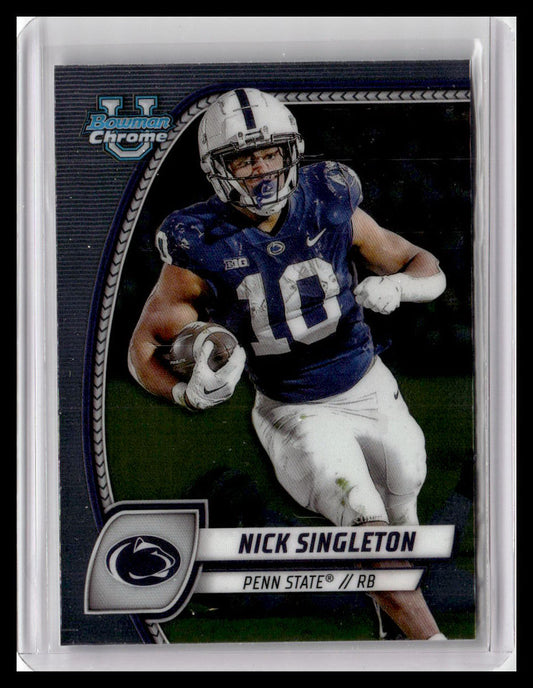 2024 Bowman University Chrome #188 Nick Singleton