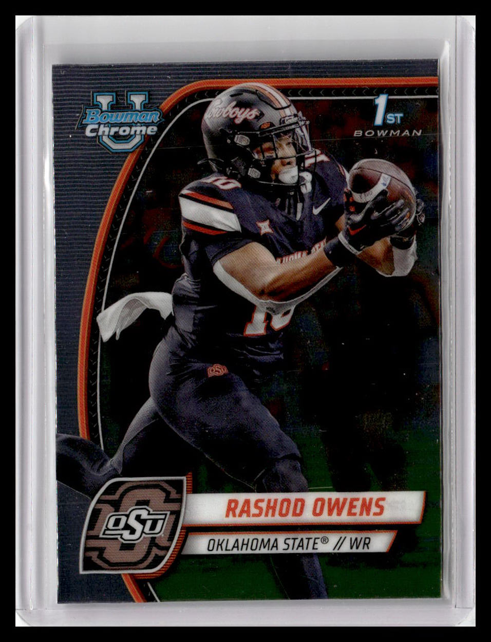 2024 Bowman University Chrome #151 Rashod Owens