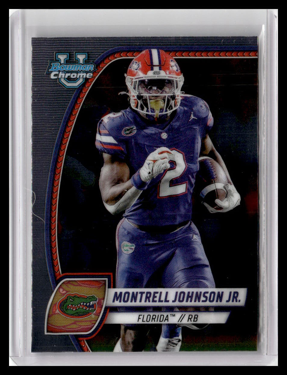 2024 Bowman University Chrome #133 Montrell Johnson Jr.