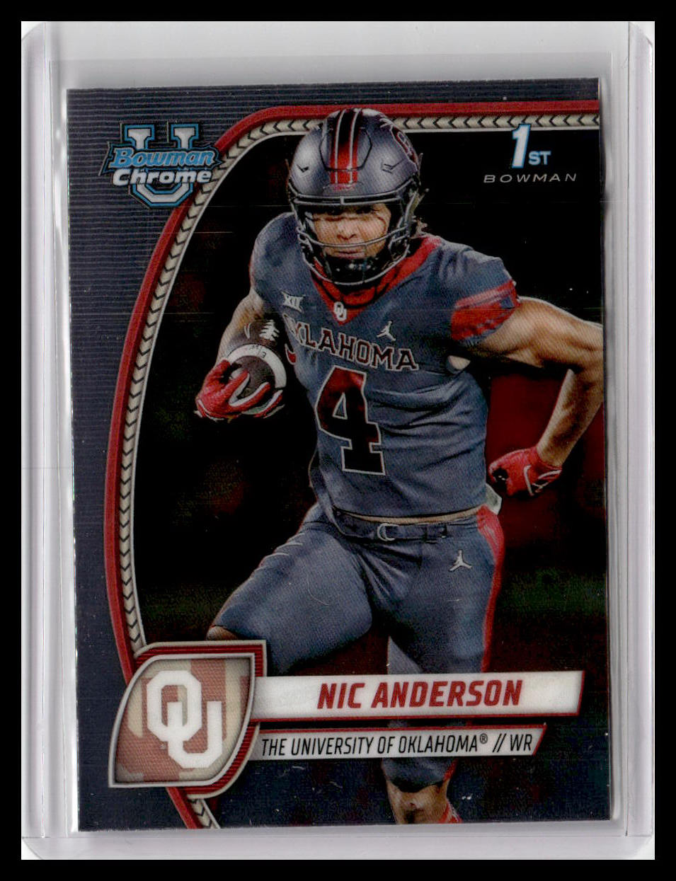 2024 Bowman University Chrome #136 Nic Anderson