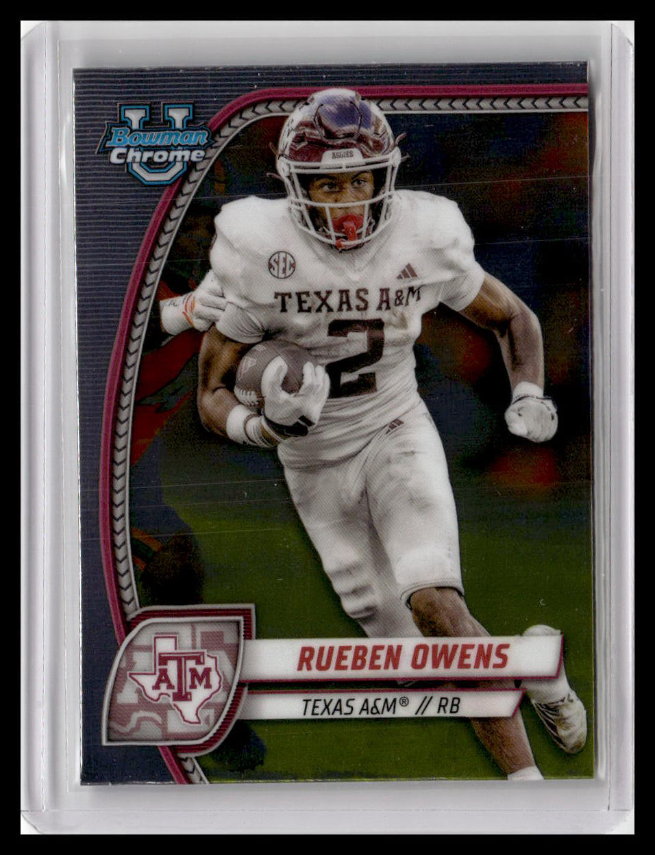 2024 Bowman University Chrome #76 Rueben Owens