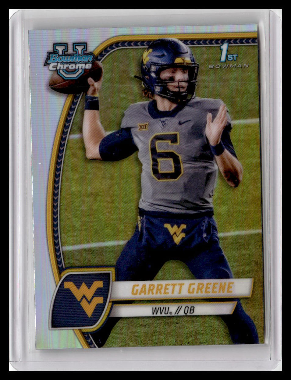 2024 Bowman University Chrome #77 Garrett Greene