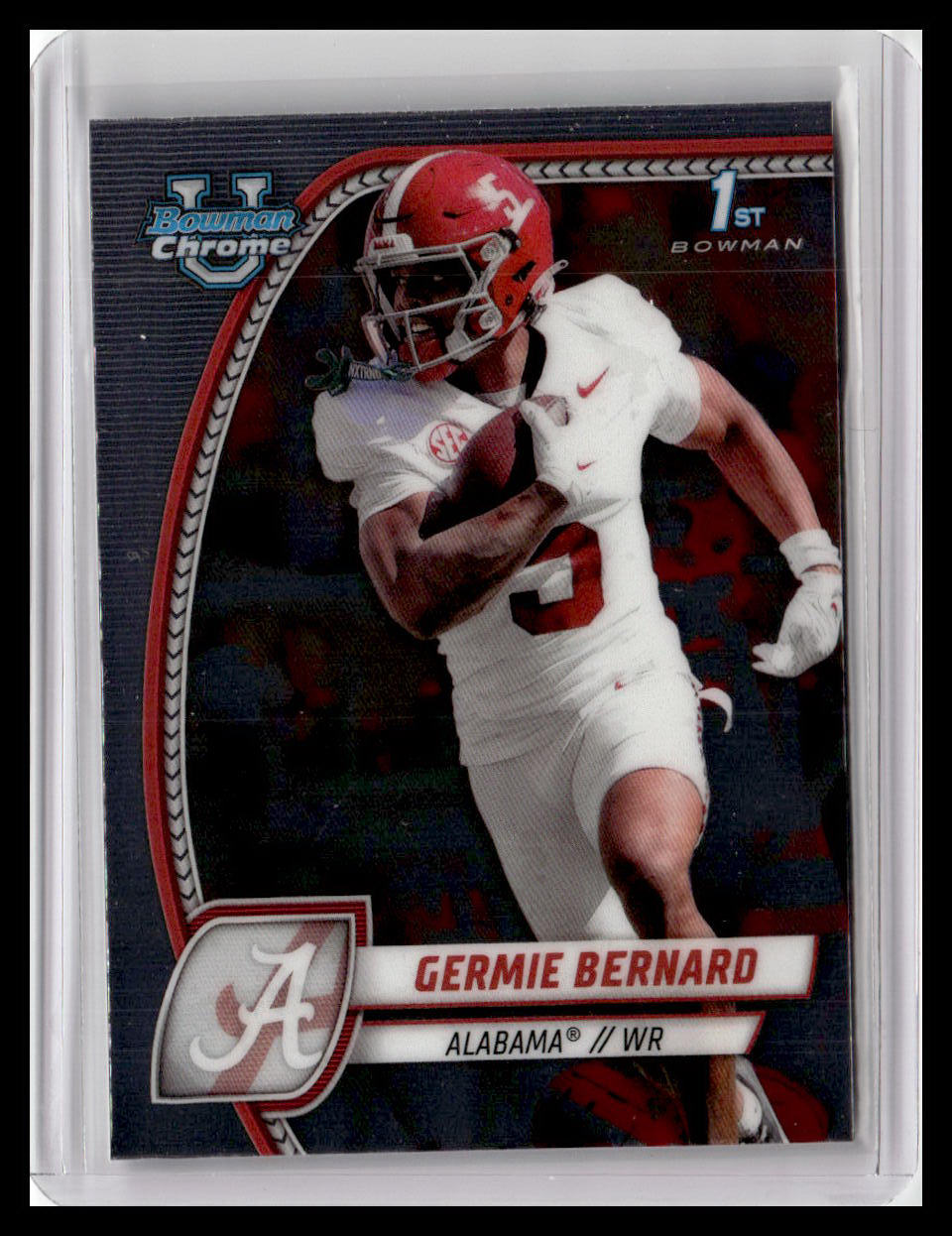 2024 Bowman University Chrome #156 Germie Bernard