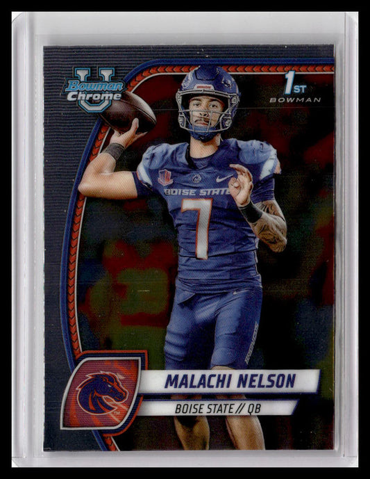 2024 Bowman University Chrome #196 Malachi Nelson