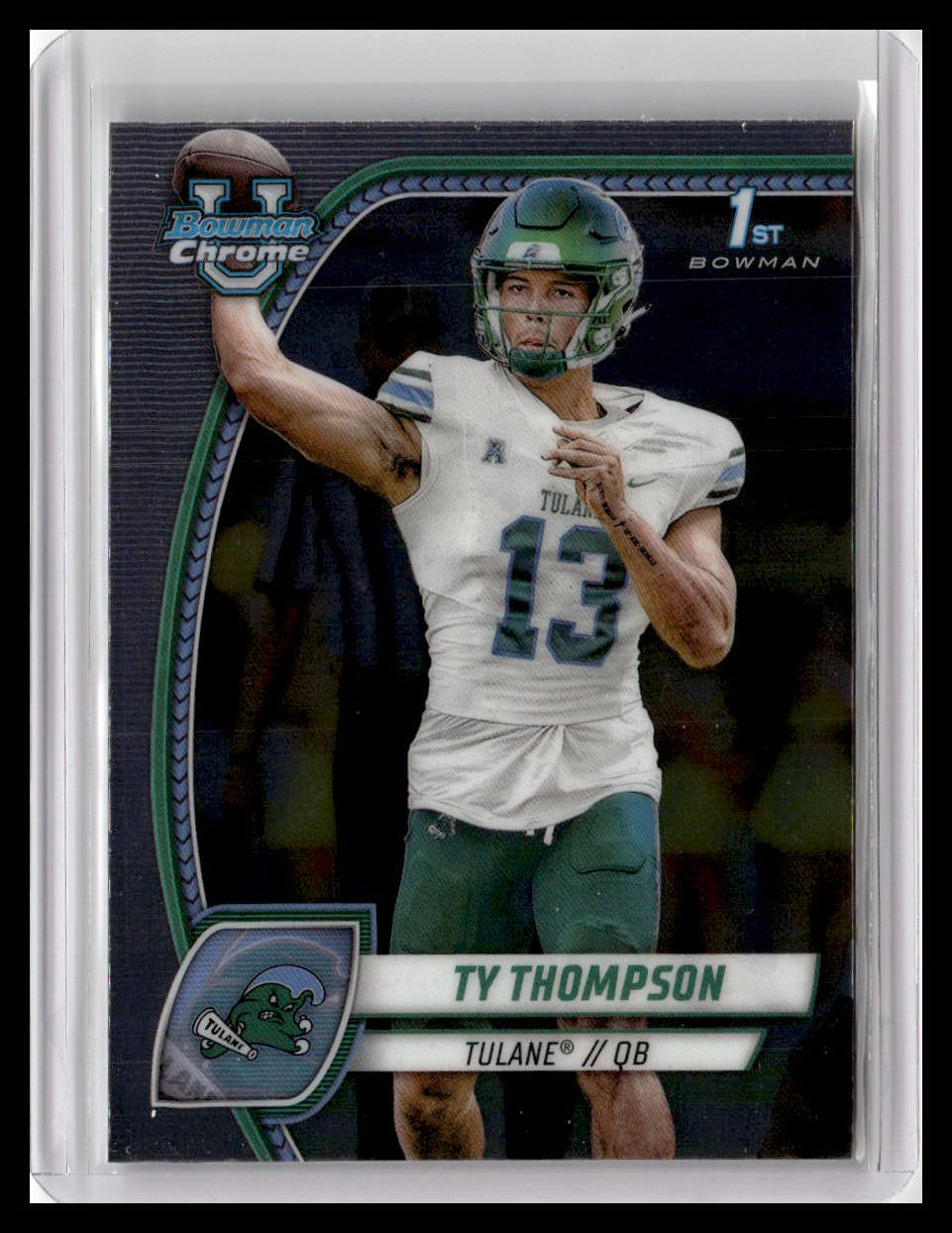 2024 Bowman University Chrome #179 Ty Thompson