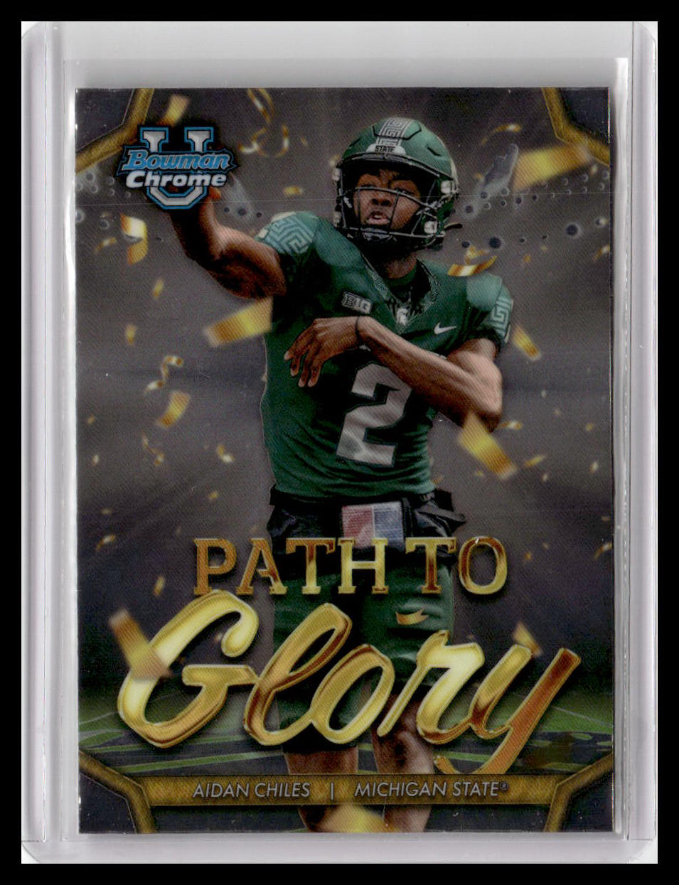 2024 Bowman University Chrome #PG-18 Aidan Chiles Path To Glory