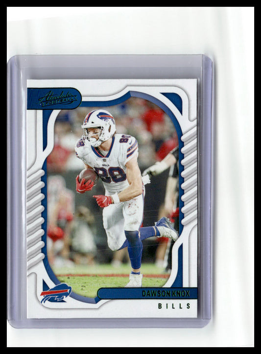 2022 Panini Absolute #26 Dawson Knox Green