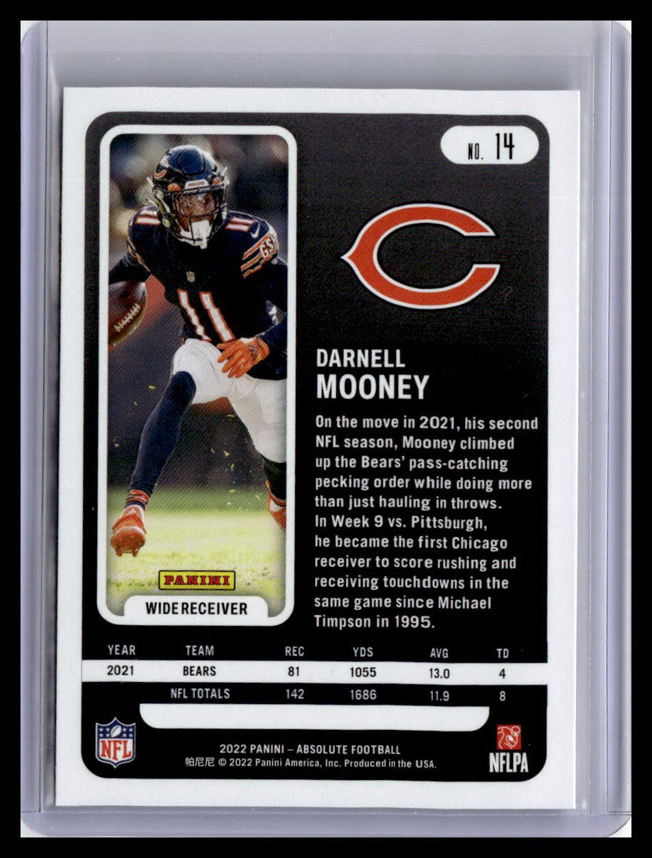 2022 Panini Absolute #14 Darnell Mooney