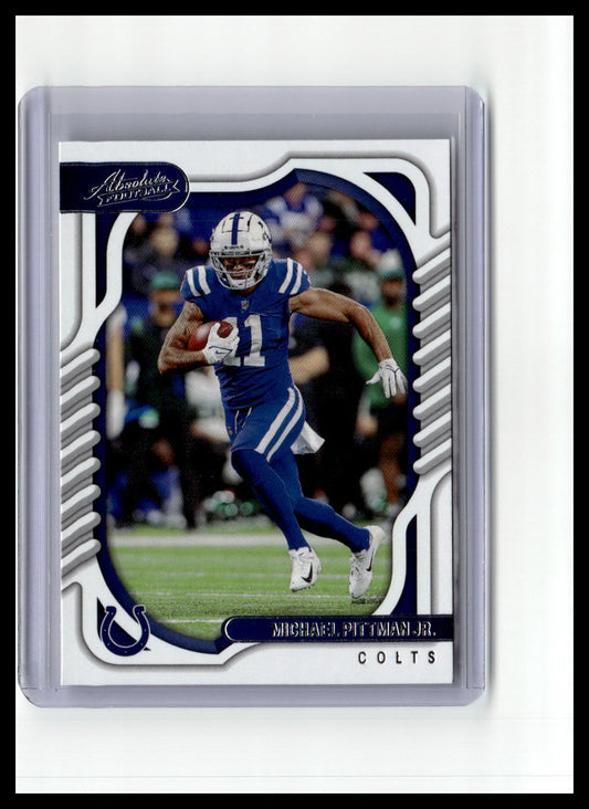 2022 Panini Absolute #30 Michael Pittman Jr.
