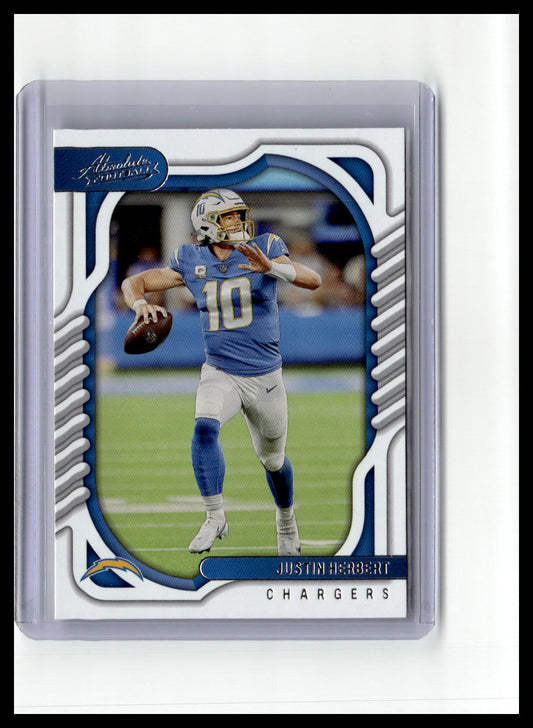 2022 Panini Absolute #87 Justin Herbert