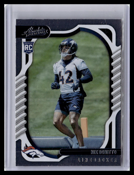 2022 Panini Absolute #188 Nik Bonitto