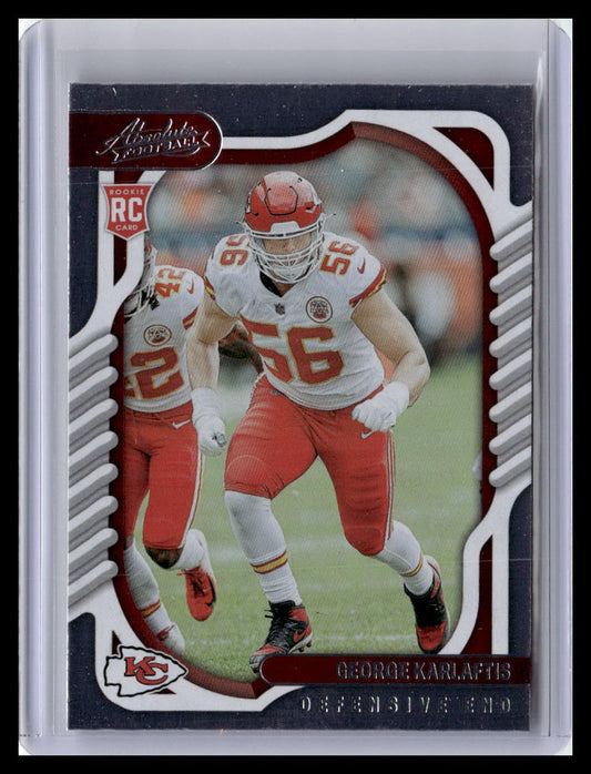 2022 Panini Absolute #162 George Karlaftis