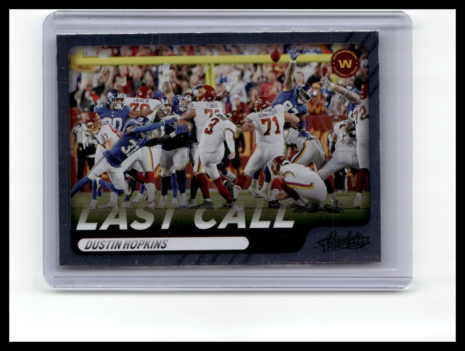 2022 Panini Absolute #LC-11 Dustin Hopkins Last Call