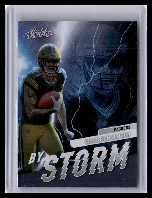 2022 Panini Absolute #BST-15 Christian Watson By Storm