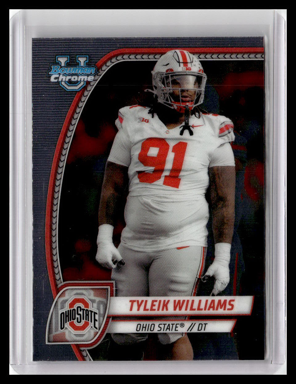 2024 Bowman University Chrome #149 Tyleik Williams