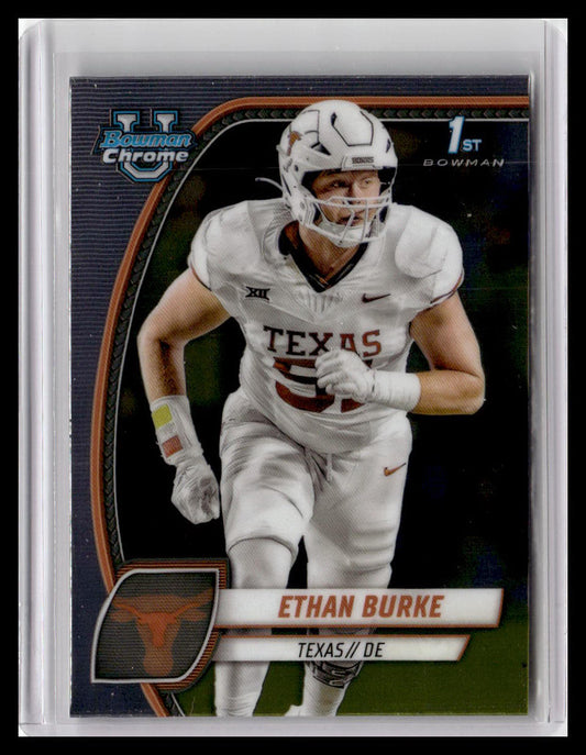 2024 Bowman University Chrome #32 Ethan Burke