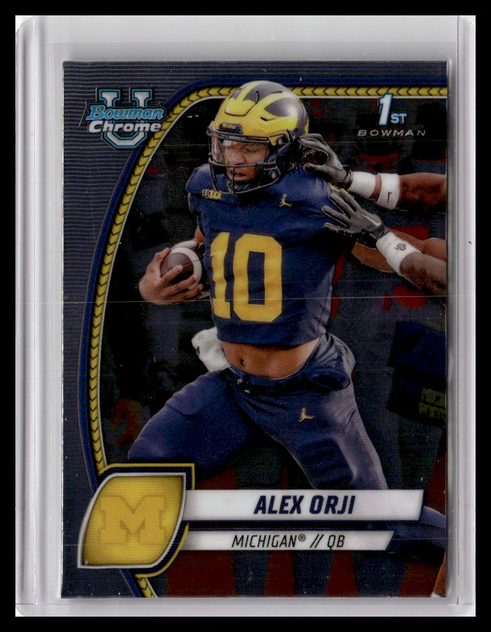 2024 Bowman University Chrome #9 Alex Orji