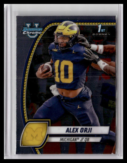 2024 Bowman University Chrome #9 Alex Orji