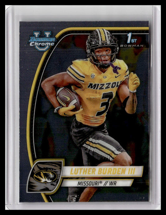 2024 Bowman University Chrome #123 Luther Burden III