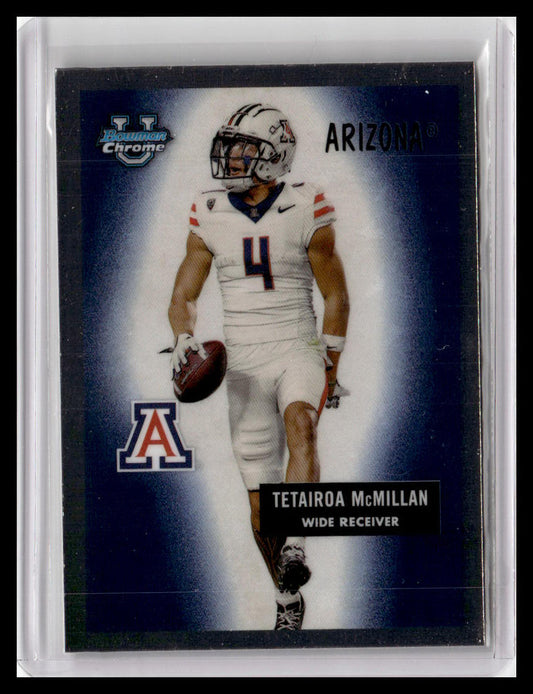 2024 Bowman University Chrome #55B-5 Tetairoa McMillan 1955 Bowman Football