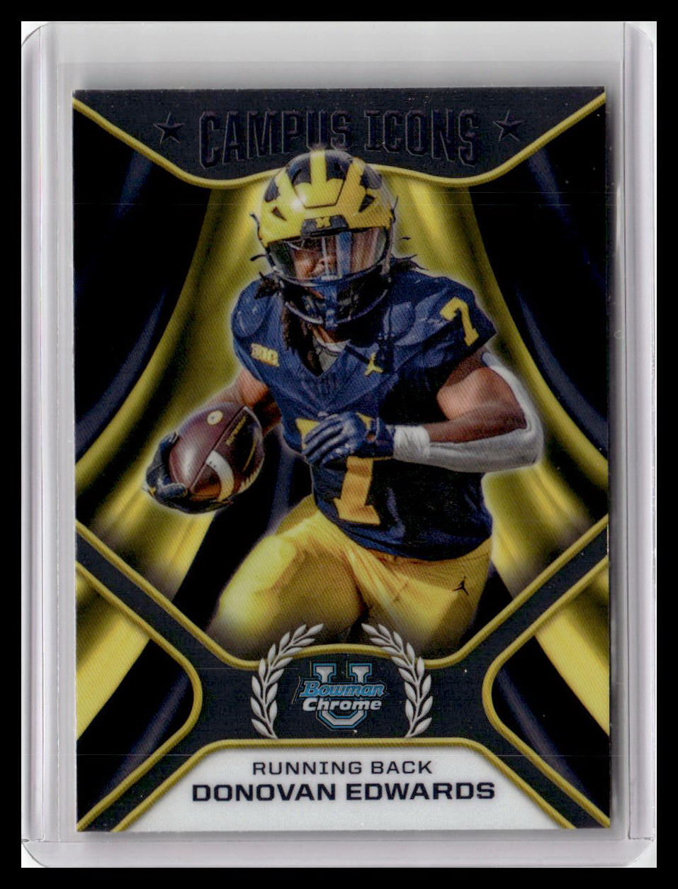 2024 Bowman University Chrome #CI-7 Donovan Edwards Campus Icons