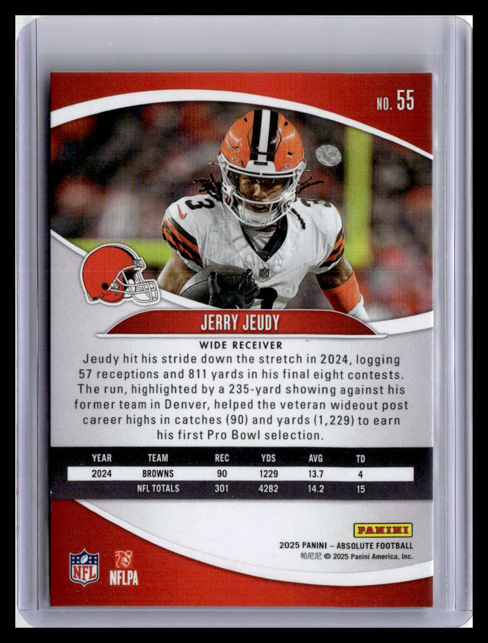 2025 Panini Absolute Countdown Calendar #55 Jerry Jeudy