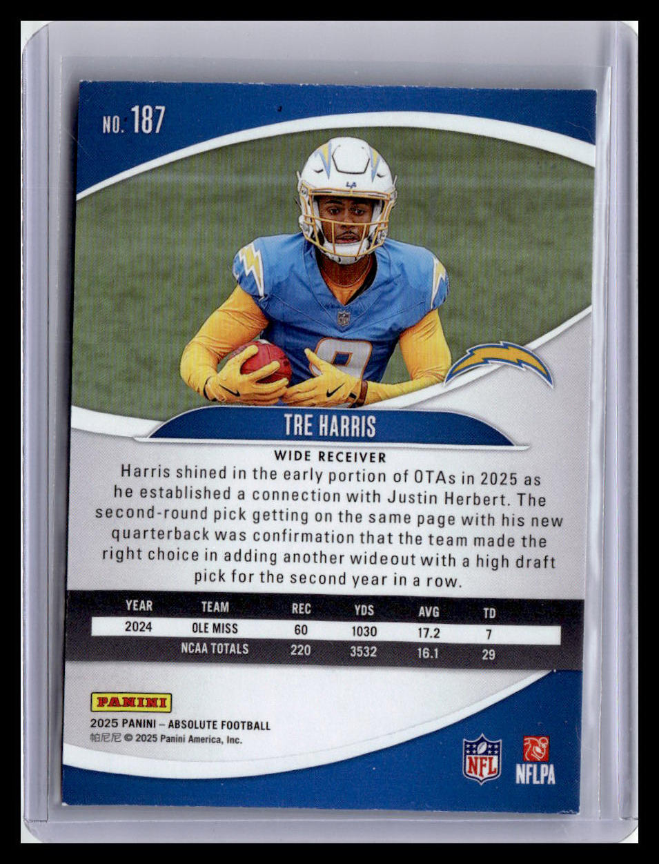 2025 Panini Absolute Countdown Calendar #187 Tre Harris