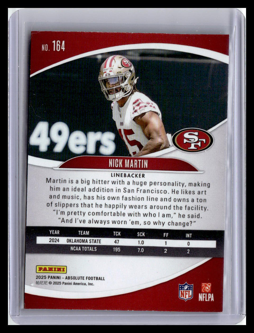 2025 Panini Absolute Countdown Calendar #164 Nick Martin