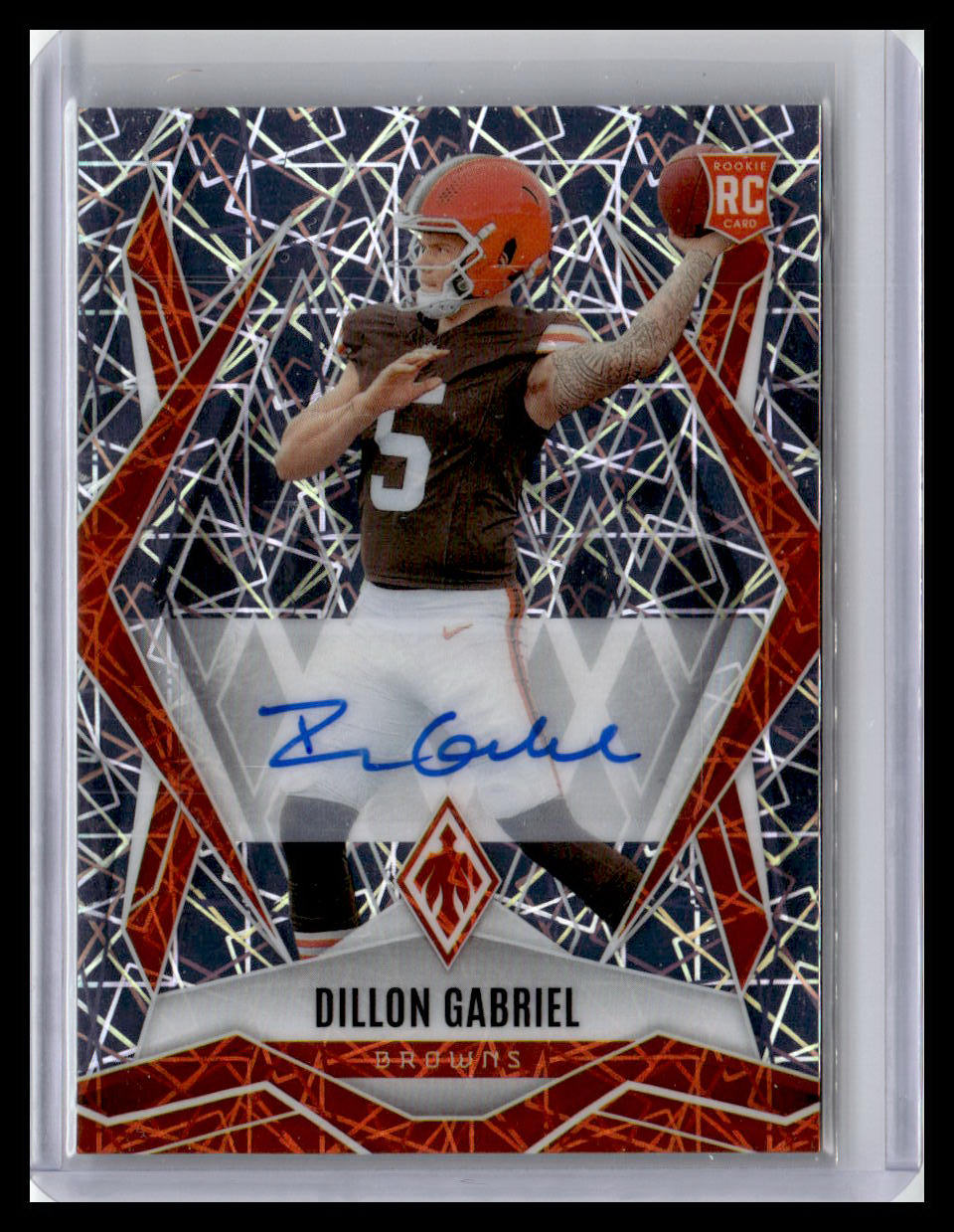 2025 Panini Phoenix #175 Dillon Gabriel Base Rookie Autographs Lazer Prizm