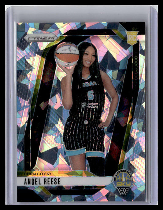 2024 Panini Prizm WNBA #147 Angel Reese Ice Prizms