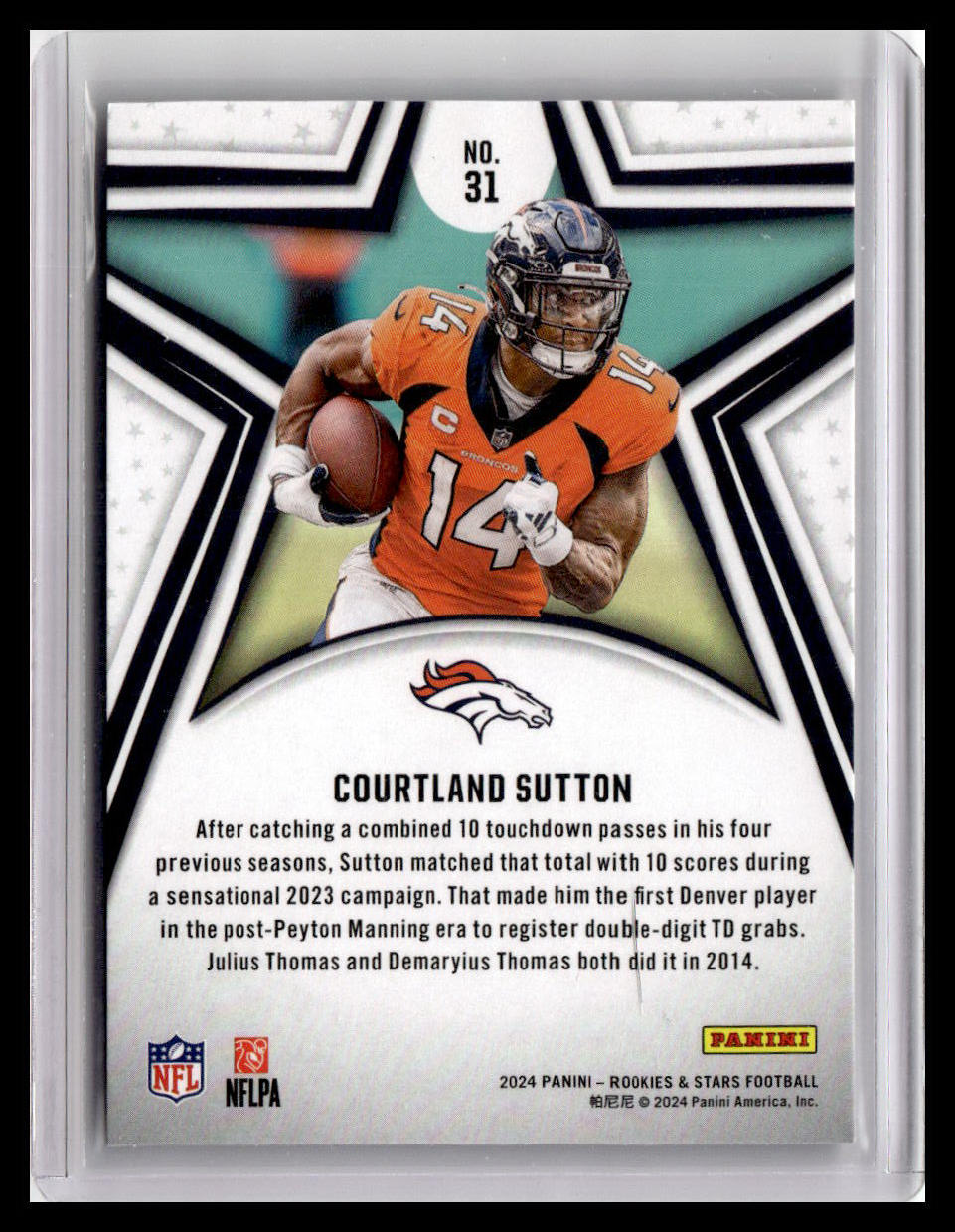 2024 Panini Rookies & Stars #31 Courtland Sutton