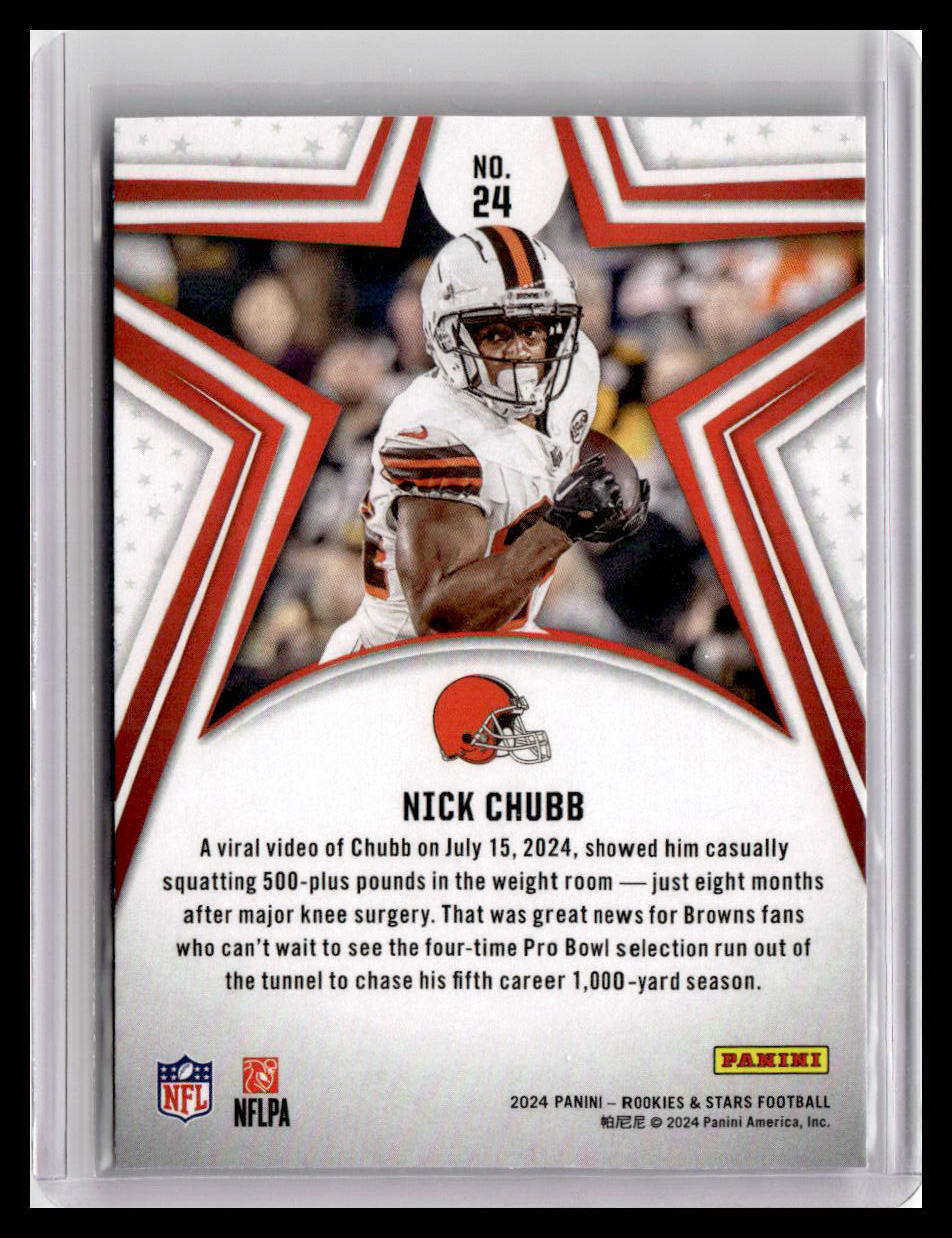 2024 Panini Rookies & Stars #24 Nick Chubb